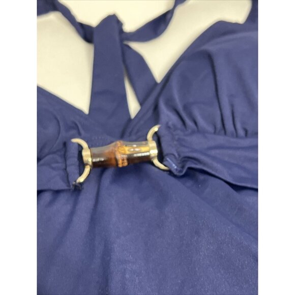 Tommy Bahama Other - Tommy Bahama One Piece Swimsuit Size 8 Open Back Blue